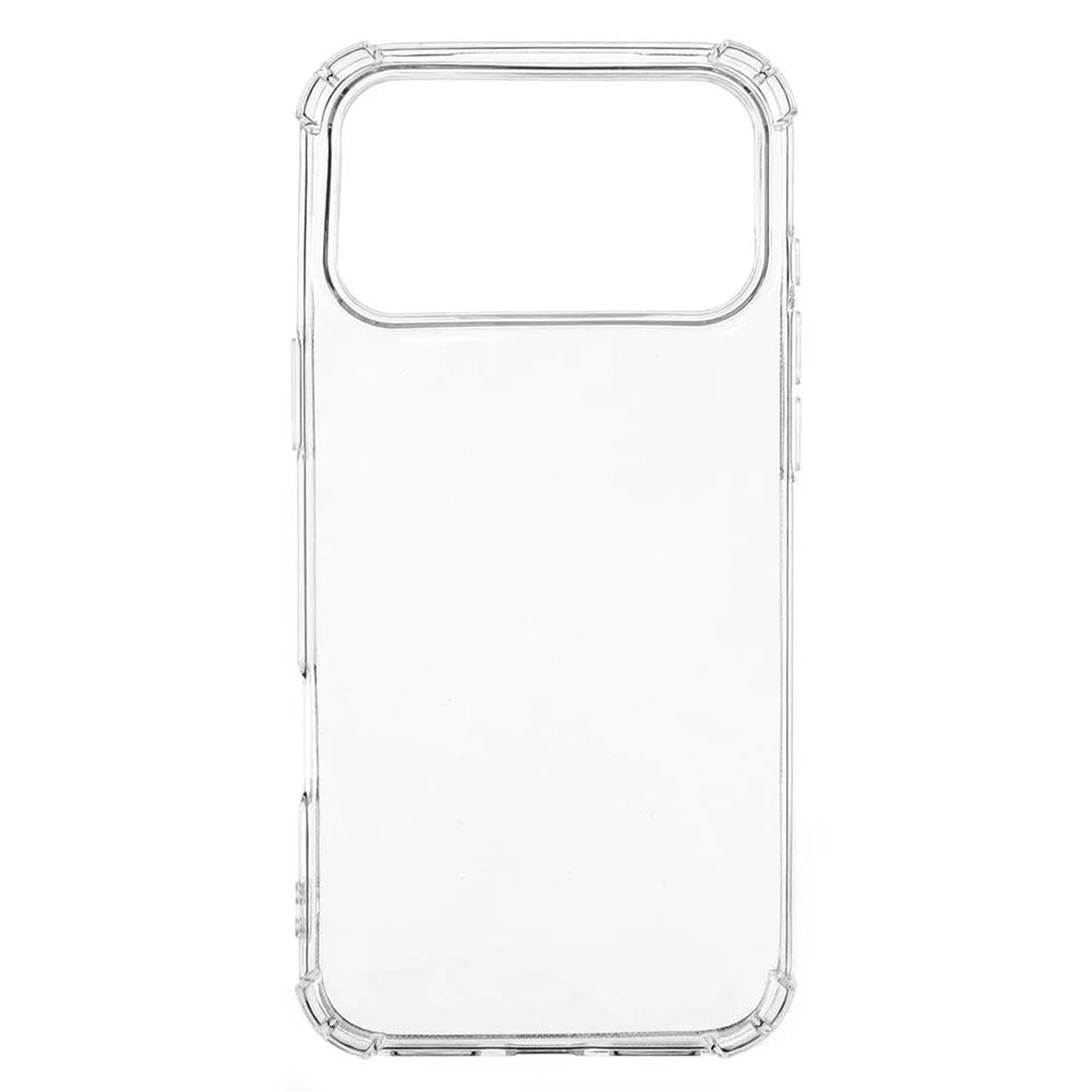 For iPhone 18 Pro / 17 Pro Phone Case Reinforced Four Corner Anti-Drop Clear TPU Cover - 1