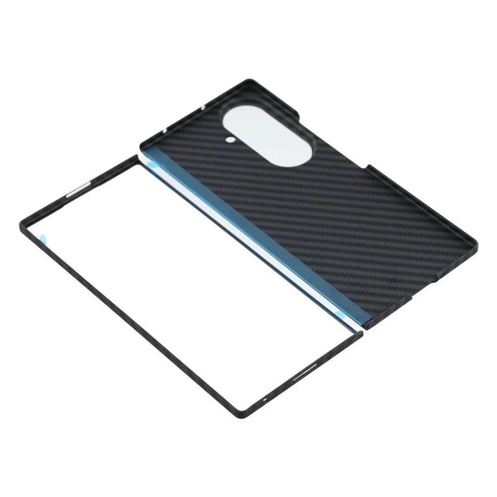 X-LEVEL For Samsung Galaxy Z Fold7 5G Case Carbon Fiber Texture Hard PC Phone Cover Anti Shock - 4