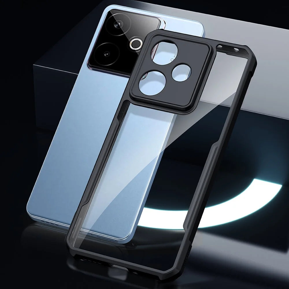 XUNDD For Realme GT 7T 5G  /  GT 7 5G Case Dropproof TPU + Acrylic Clear Back Phone Cover - 2