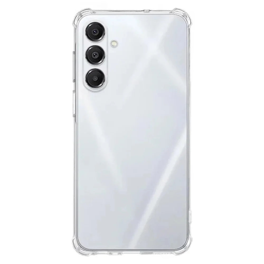 WANLONFENG For Samsung Galaxy A17 5G / A17 4G TPU Case  WL3 Series 1.5mm Phone Cover with Tempered Glass Film - Transparent - 3