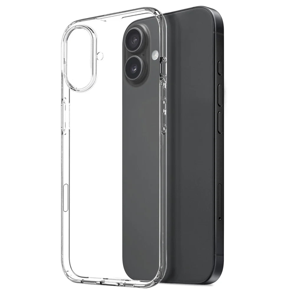 NORTHJO For iPhone 17 Case Soft TPU Clear Phone Cover with Tempered Glass Screen Protector - 2