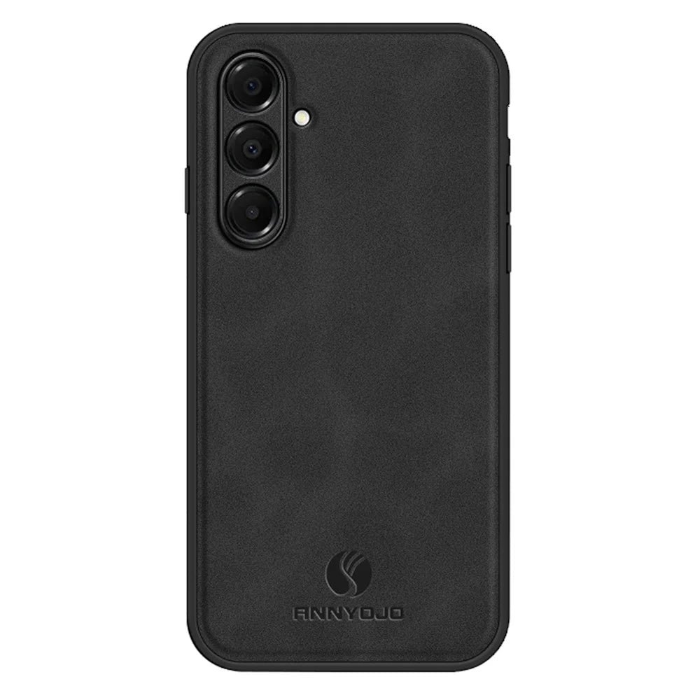 ANNYOJO For Samsung Galaxy A18 5G / A18 4G / A17 5G / A17 4G / A26 5G Case PU Leather + PC + TPU Anti Drop Phone Back Cover - Black - 1