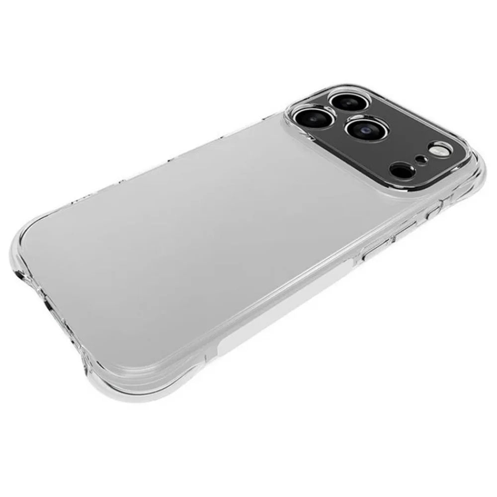 WANLONFENG For iPhone 17 Pro Clear TPU Case  TM Series 2.0mm Phone Back Cover - Transparent - 4