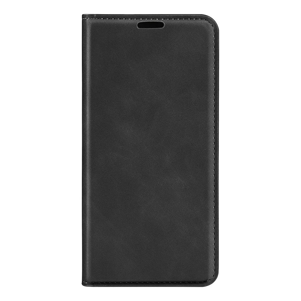 For Samsung Galaxy A18 5G / A18 4G / A17 5G / 4G / F17 5G / M17 5G Case Skin Touch Leather Wallet Phone Cover - Black - 2