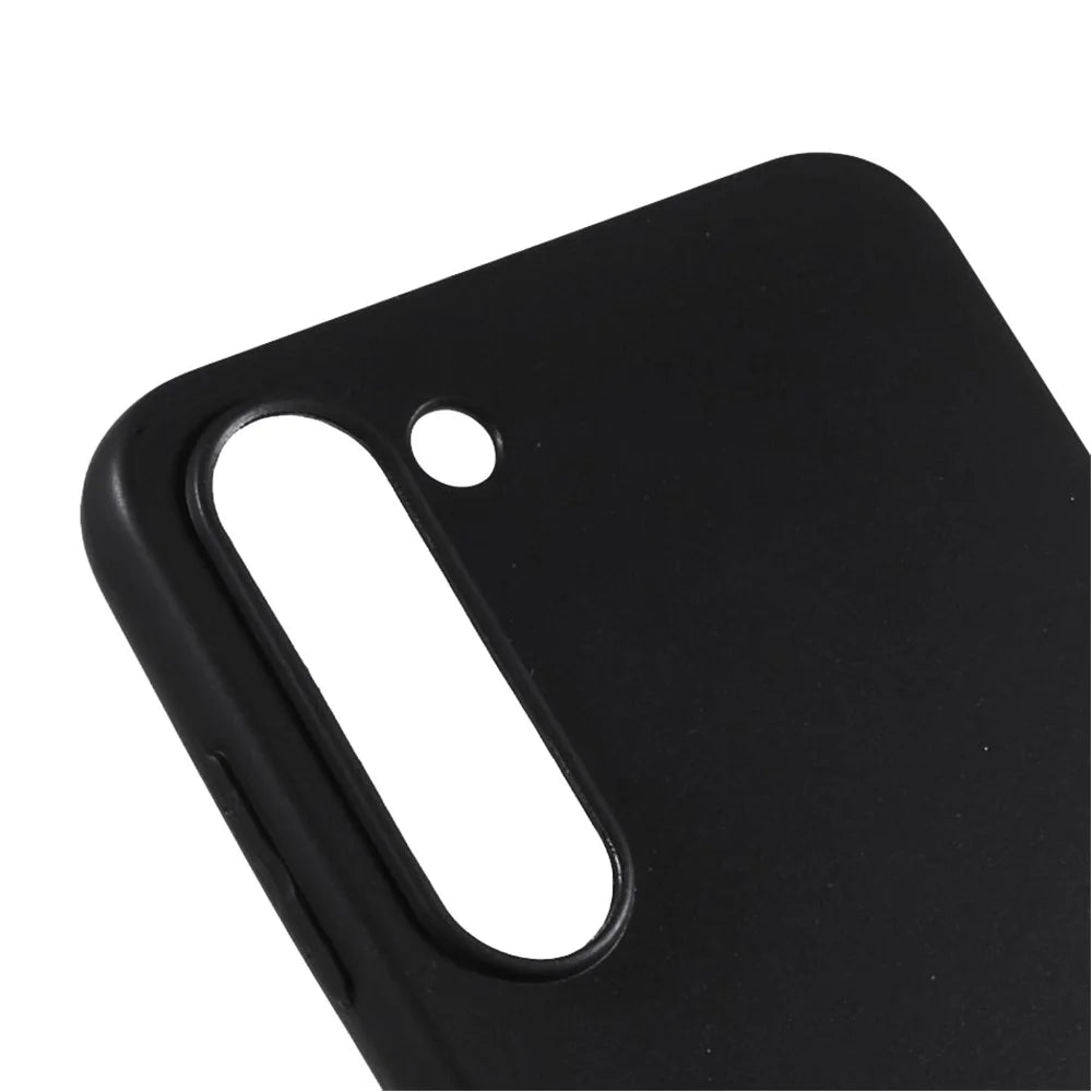For Samsung Galaxy S23+ Shockproof Flexible TPU Phone Cover Black Matte Drop-Proof Grip Case - 4