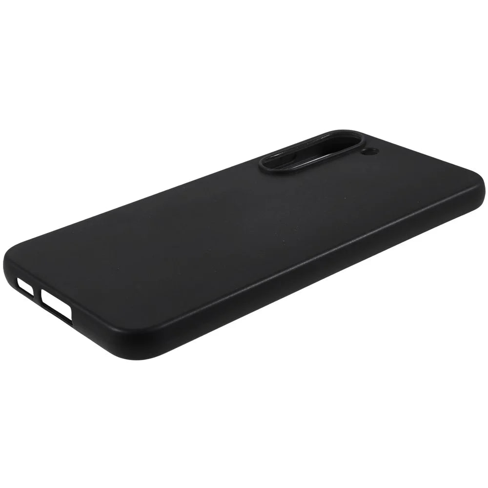 For Samsung Galaxy S23+ Shockproof Flexible TPU Phone Cover Black Matte Drop-Proof Grip Case - 5