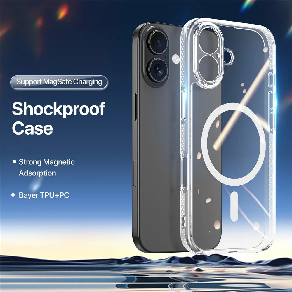 DUX DUCIS For iPhone 17 Back Cover  Clin Series Clear Phone Case Compatible with MagSafe - Clear - 3