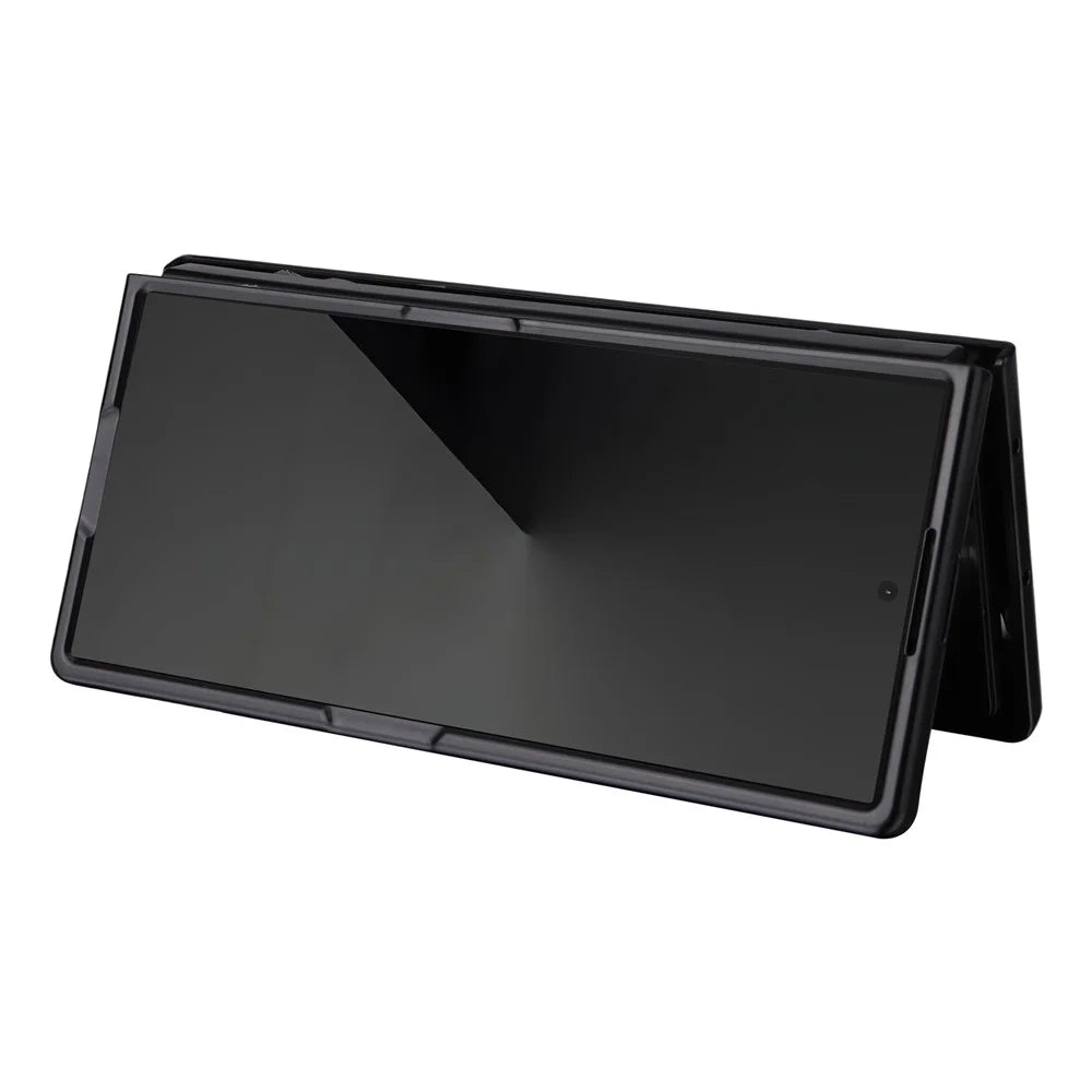 For Samsung Galaxy Z Fold7 5G Case PU Leather Hard PC Protective Phone Cover - Black - 2