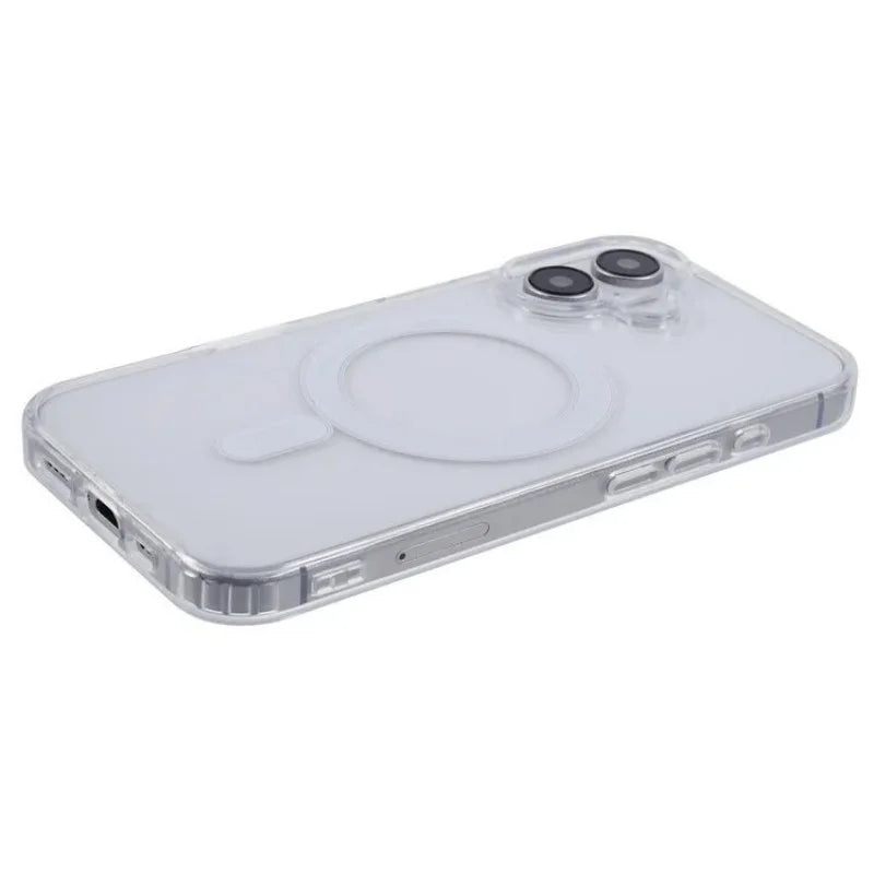 WANLONFENG For iPhone 16 Clear Case Compatible with MagSafe  LM2 Series Phone Cover (Big Lens Hole) - Transparent - 5