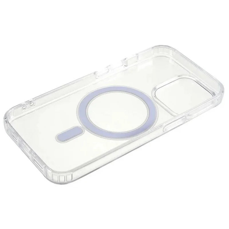WANLONFENG For iPhone 11 Pro Max Clear Case Compatible with MagSafe  LM2 Series Phone Cover (Big Lens Hole) - Transparent - 5
