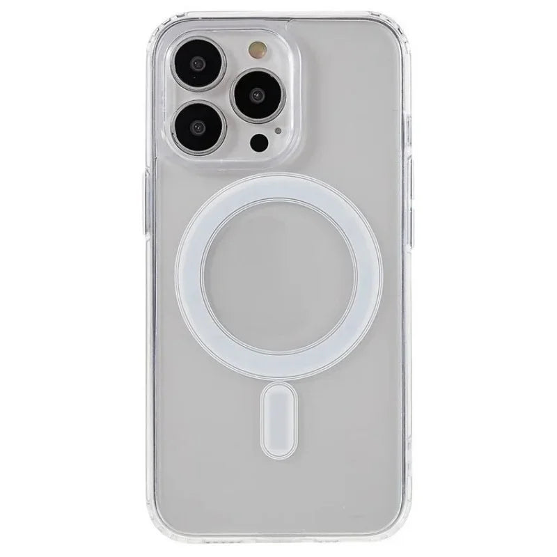 WANLONFENG For iPhone 11 Pro Clear Case Compatible with MagSafe  LM2 Series Phone Cover (Big Lens Hole) - Transparent - 1