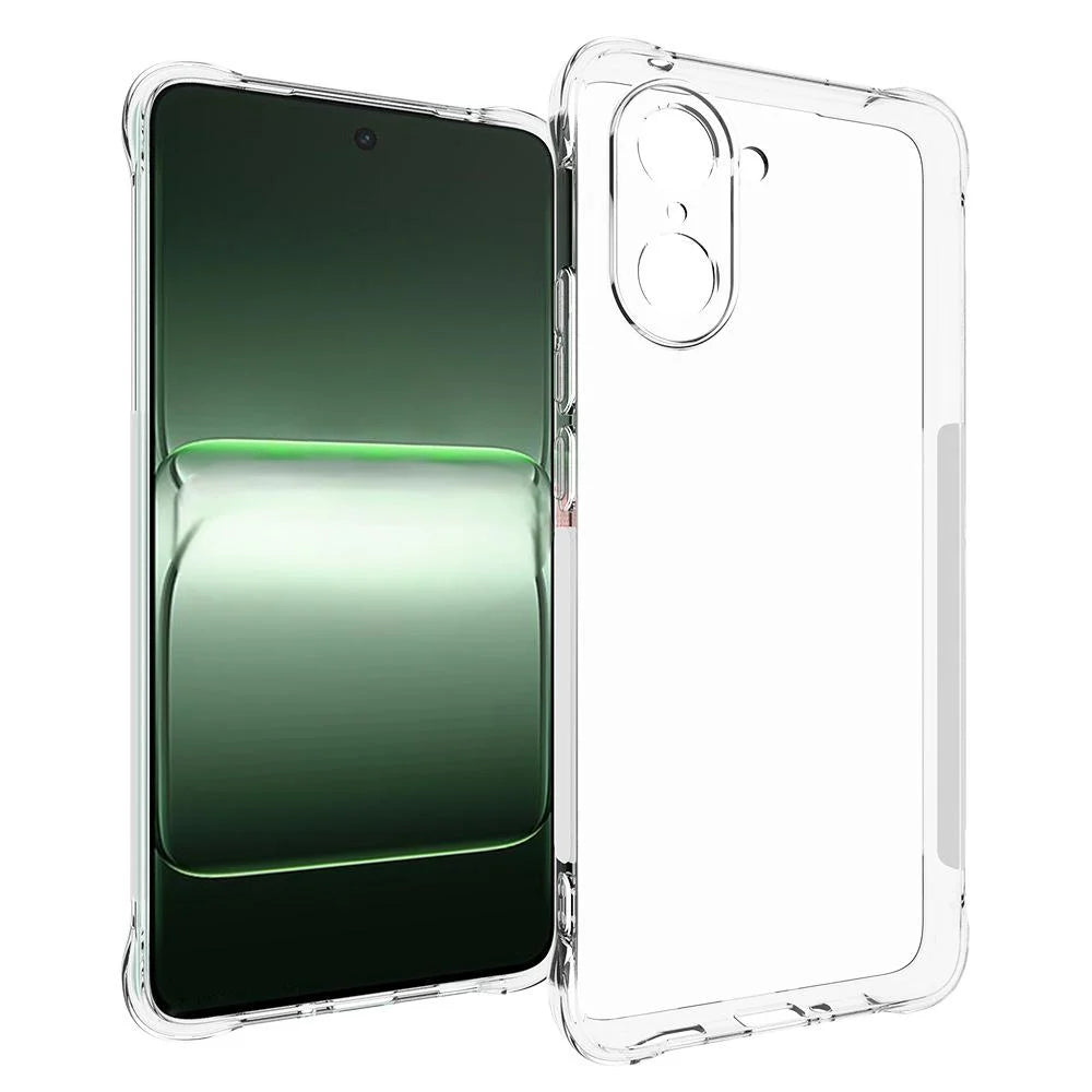 WANLONFENG For OnePlus Nord CE5 5G / Ace 5 Racing 5G TPU Case  WL2 Series 2.0mm Phone Cover with 2Pcs Tempered Glass Films - Transparent - 4
