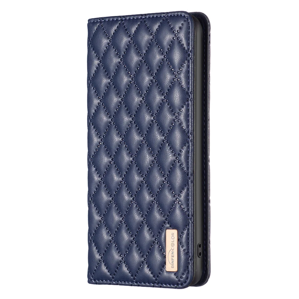 BINFEN COLOR For iPhone Air Case with Card Holder  PU Leather Phone Stand Cover - Blue - 2