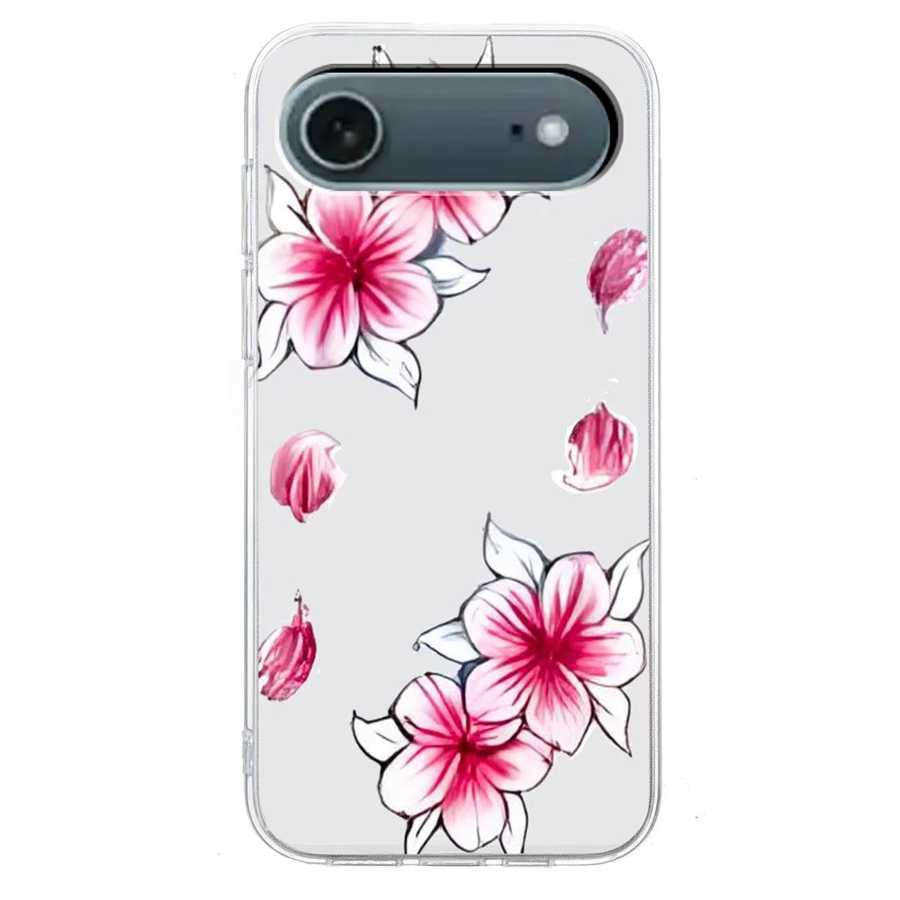 For iPhone Air Case Soft TPU Pattern Printing Phone Cover - Sakura - 2