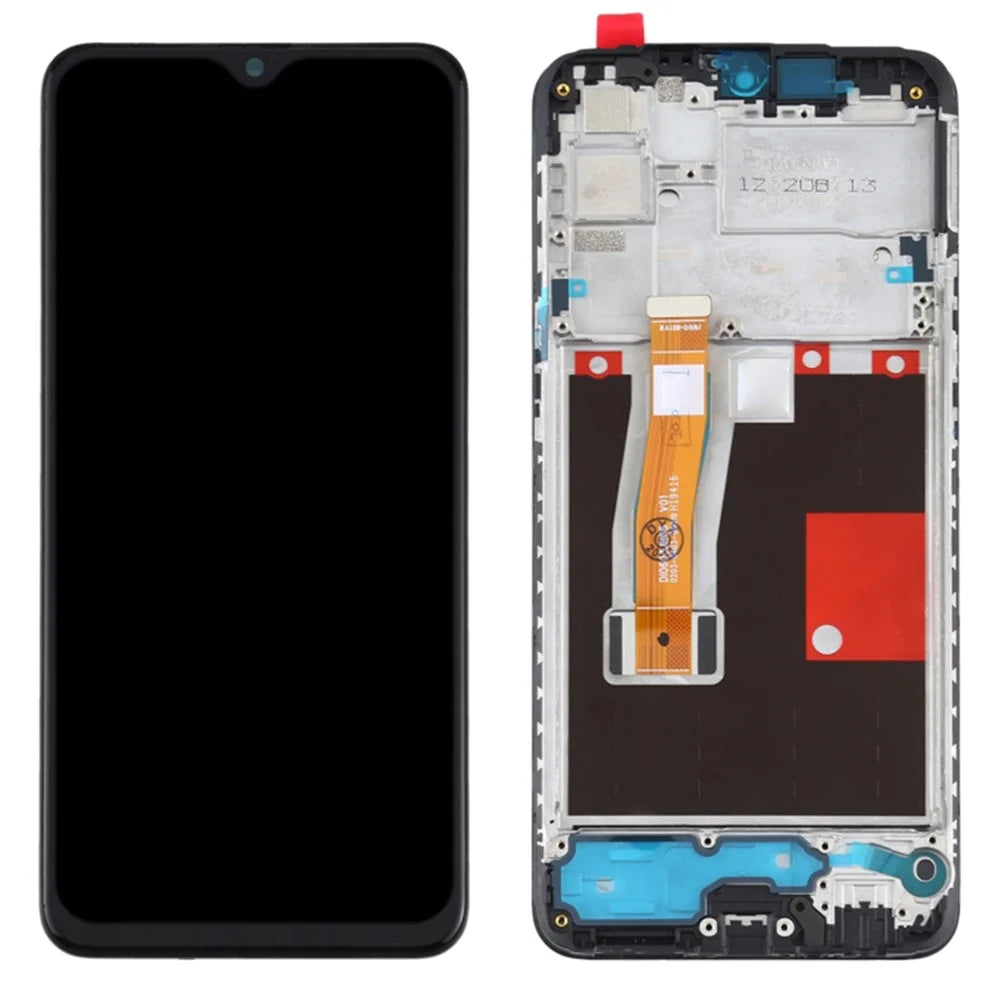 For OPPO Realme 5 Pro RMX1971 / Realme Q Grade C LCD Screen and Digitizer Assembly + Frame (without Logo) - 1