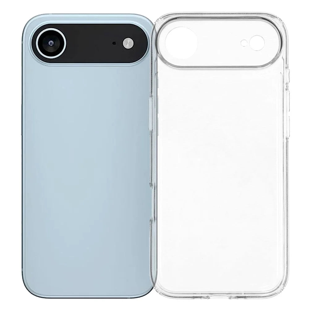 For iPhone Air Case HD Clear Soft TPU Phone Back Cover Airbag Protection - 1