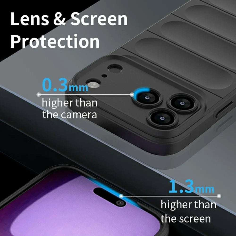 For iPhone 18 Pro / 17 Pro Case Anti-Drop Soft TPU Rugged Phone Back Cover - Wine Red - 6