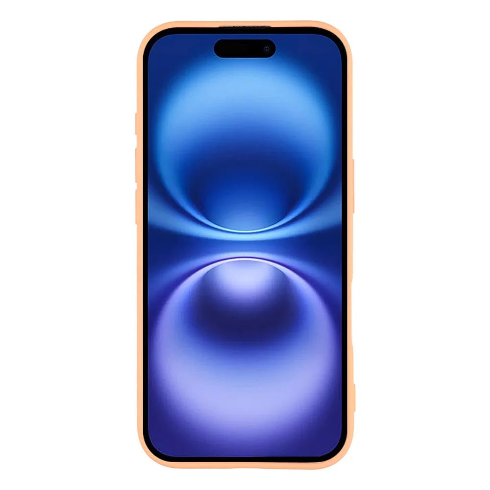 X-LEVEL For iPhone 17 Case Soft TPU Anti Scratch Fiber Lining Phone Cover - Orange - 2
