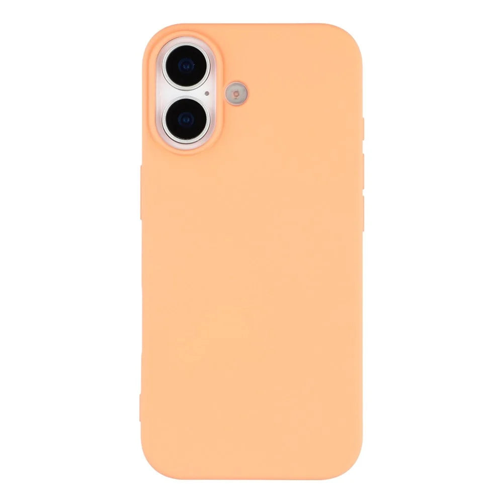 X-LEVEL For iPhone 17 Case Soft TPU Anti Scratch Fiber Lining Phone Cover - Orange - 3