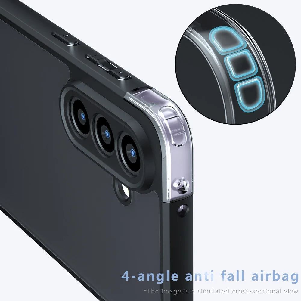 For Samsung Galaxy A36 5G Case TPU + PC Shockproof Clear Phone Cover - 2