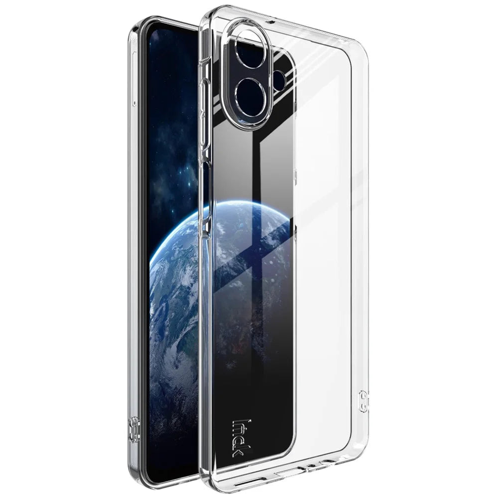 IMAK UX-5 Series For Samsung Galaxy A07 4G Case Shockproof TPU Clear Slim Back Shell - 1