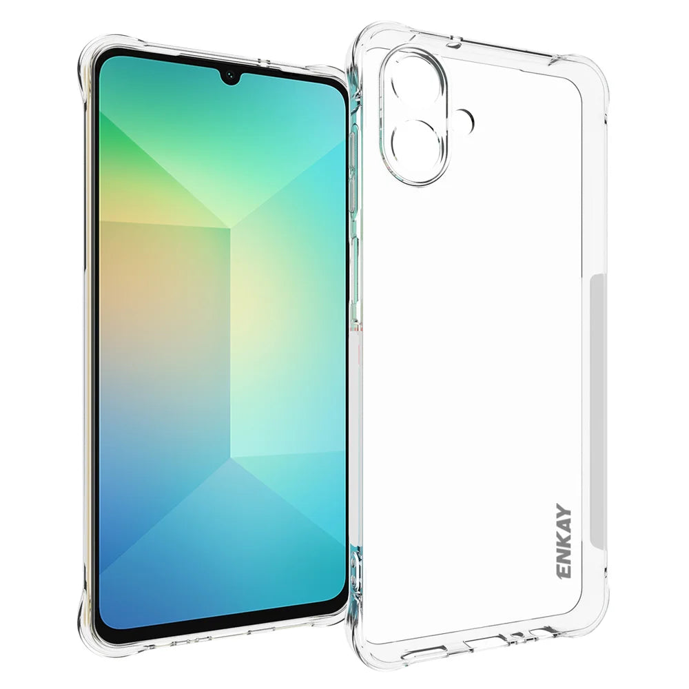 ENKAY HAT PRINCE For Samsung Galaxy A07 4G Clear Phone Case   Shockproof Anti-slip TPU Cover - Transparent - 1