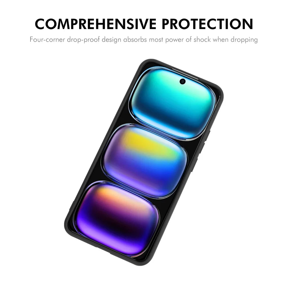 ENKAY HAT PRINCE For Infinix Hot 50 5G Silicone Case   Straight Edge Cell Phone Back Cover - Purple - 2
