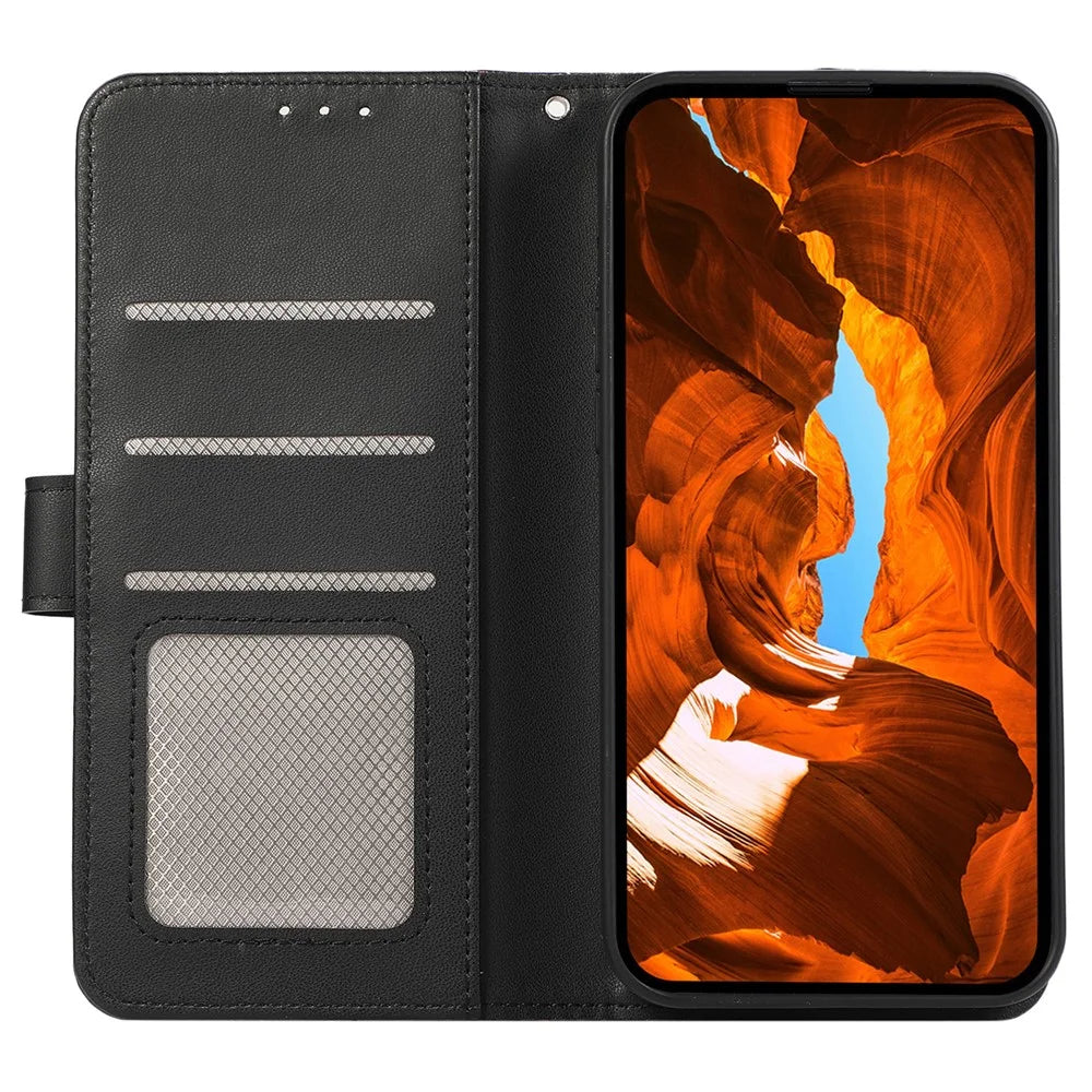 For OnePlus Nord 5 5G / Ace 5 Ultra 5G Case RFID Blocking Flip Leather Phone Cover - Black - 2