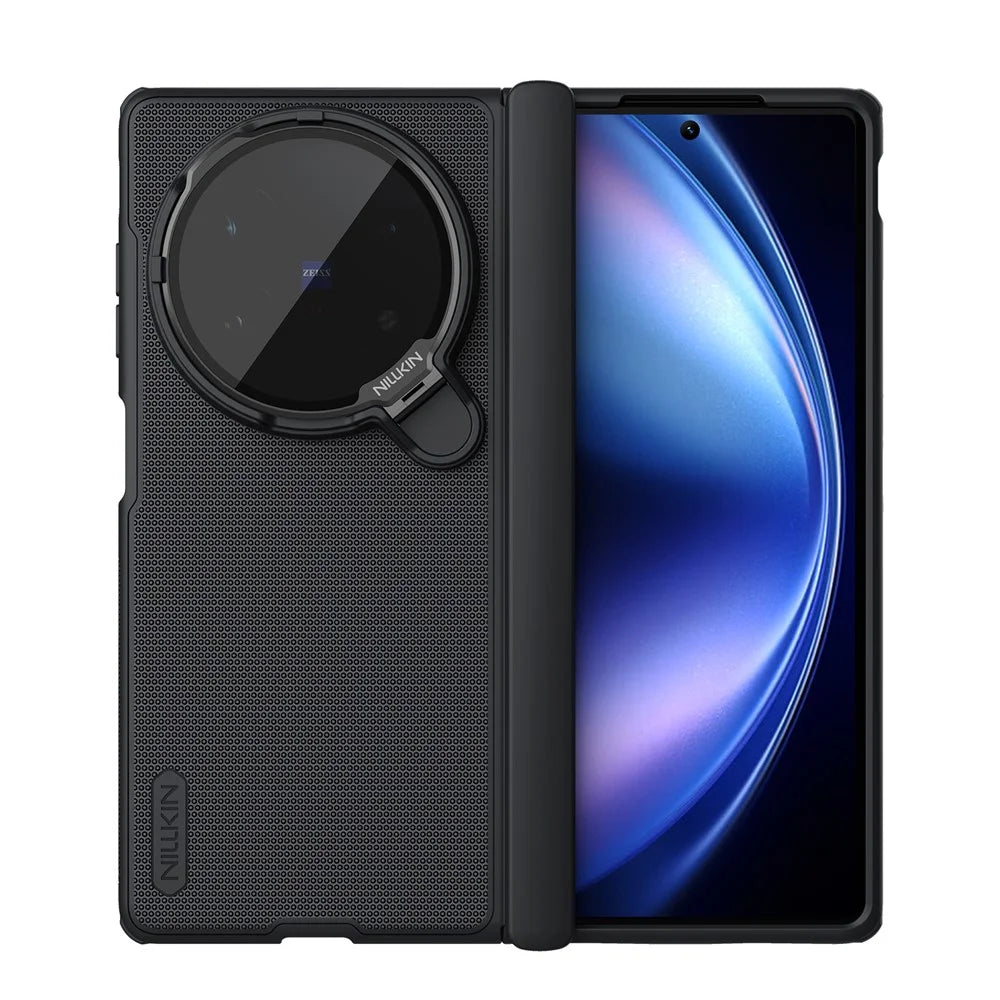 NILLKIN Super Frosted Shield Prop For vivo X Fold5 5G Case Clear Lens Lid Kickstand Phone Cover - 1