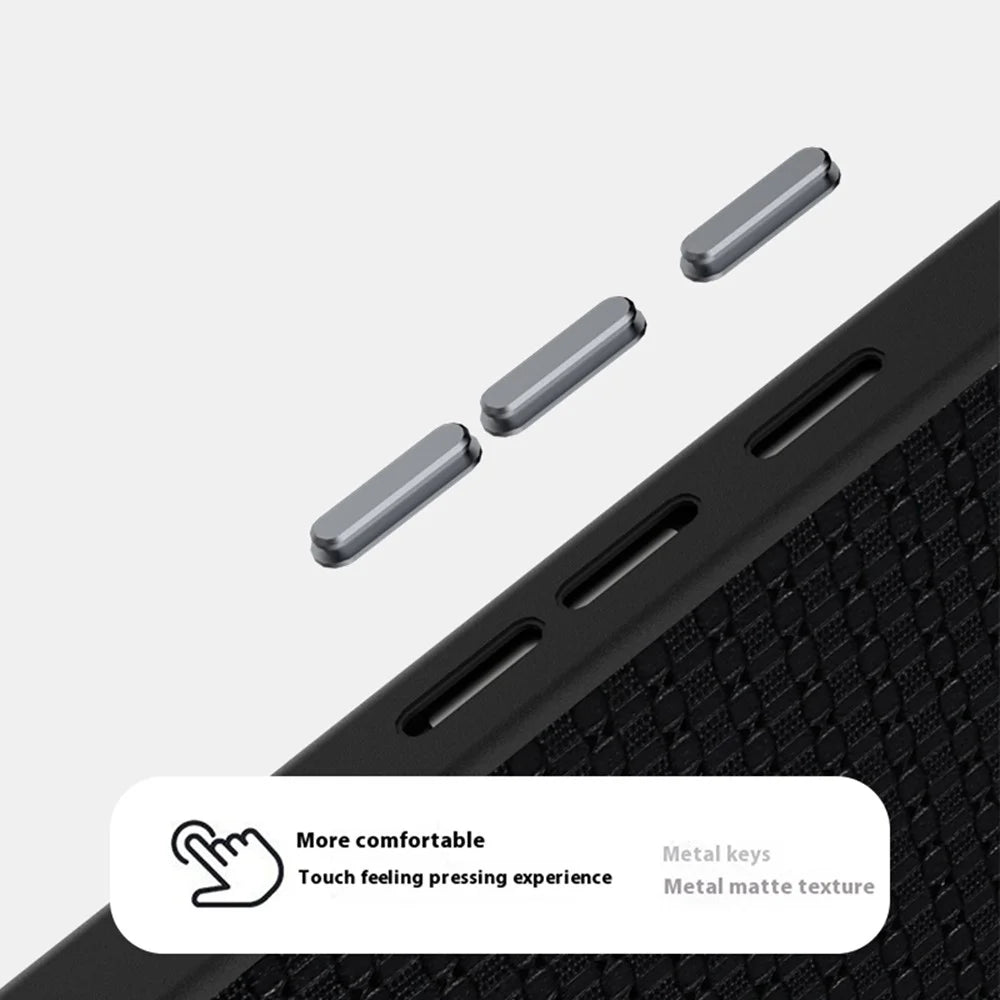 ABEEL For Google Pixel 9 Pro  /  Pixel 9 Magnetic Case Textured Micro-Embossing Back Cover - Black - 6