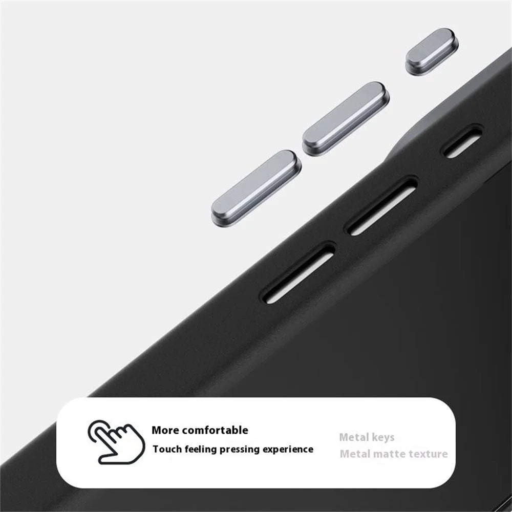 ABEEL For iPhone 17 Pro Max Case Compatible with MagSafe Crocodile Texture Micro-Embossing Back Cover - Black - 5