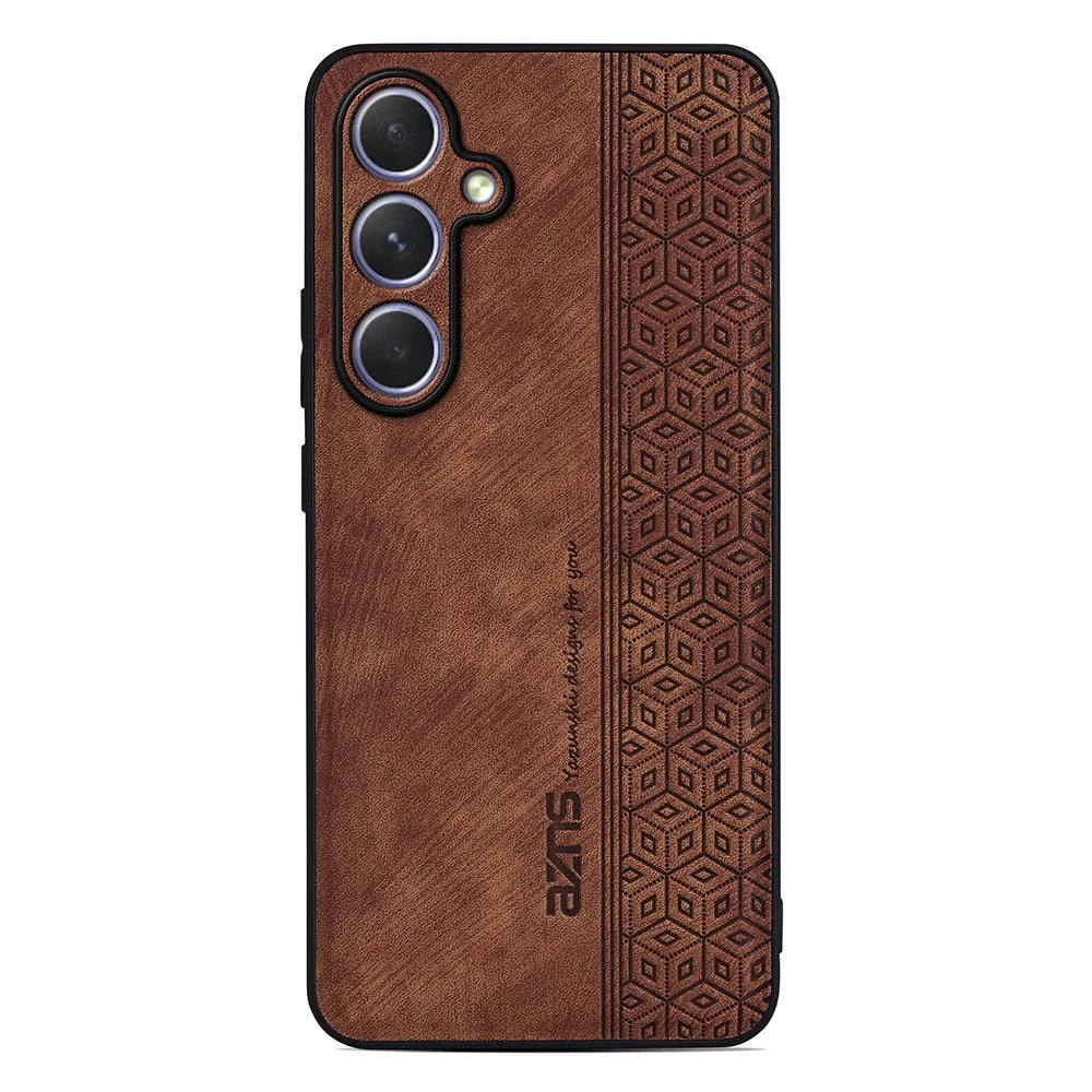 AZNS For Samsung Galaxy A18 5G / A18 4G / A17 5G / A17 4G / A26 5G Case Protective PU Leather Covered TPU Phone Shell - Brown - 3