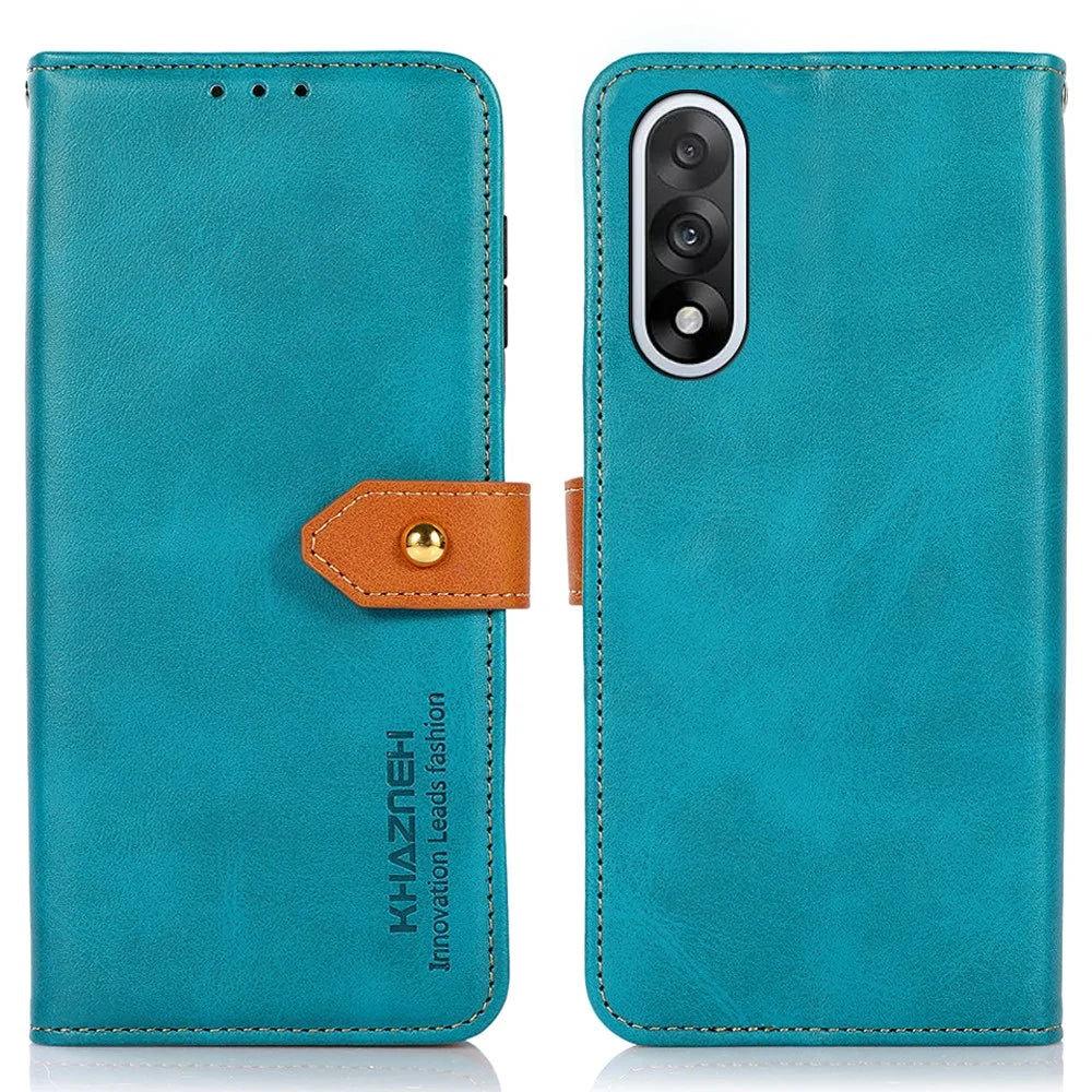 KHAZNEH For OnePlus Nord 5 5G / Ace 5 Ultra 5G Wallet Phone Case Stand Leather Flip Cover - Blue - 1