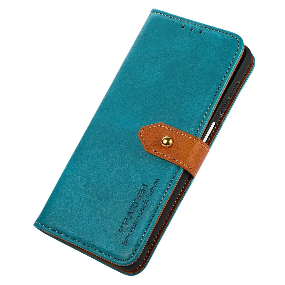 KHAZNEH For OnePlus Nord 5 5G / Ace 5 Ultra 5G Wallet Phone Case Stand Leather Flip Cover - Blue - 4
