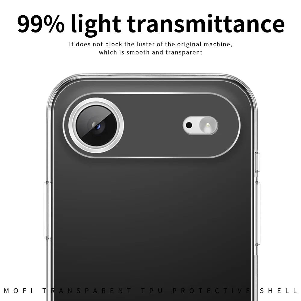 MOFI For iPhone Air Clear Phone Case  Ultra-Thin TPU Phone Back Cover - Transparent - 4