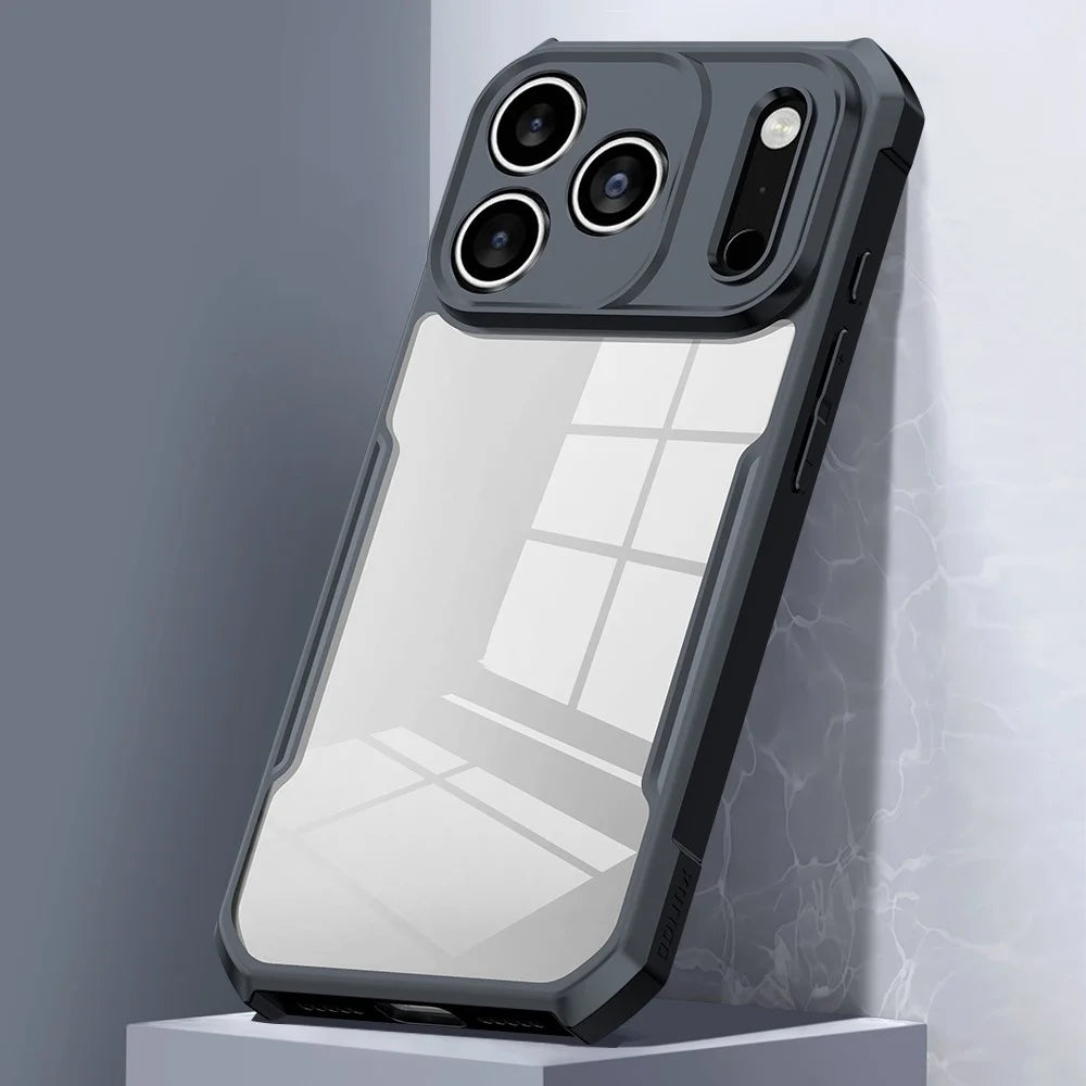 XUNDD For iPhone 17 Pro Max Case Dropproof TPU + Acrylic Clear Back Phone Cover - 7