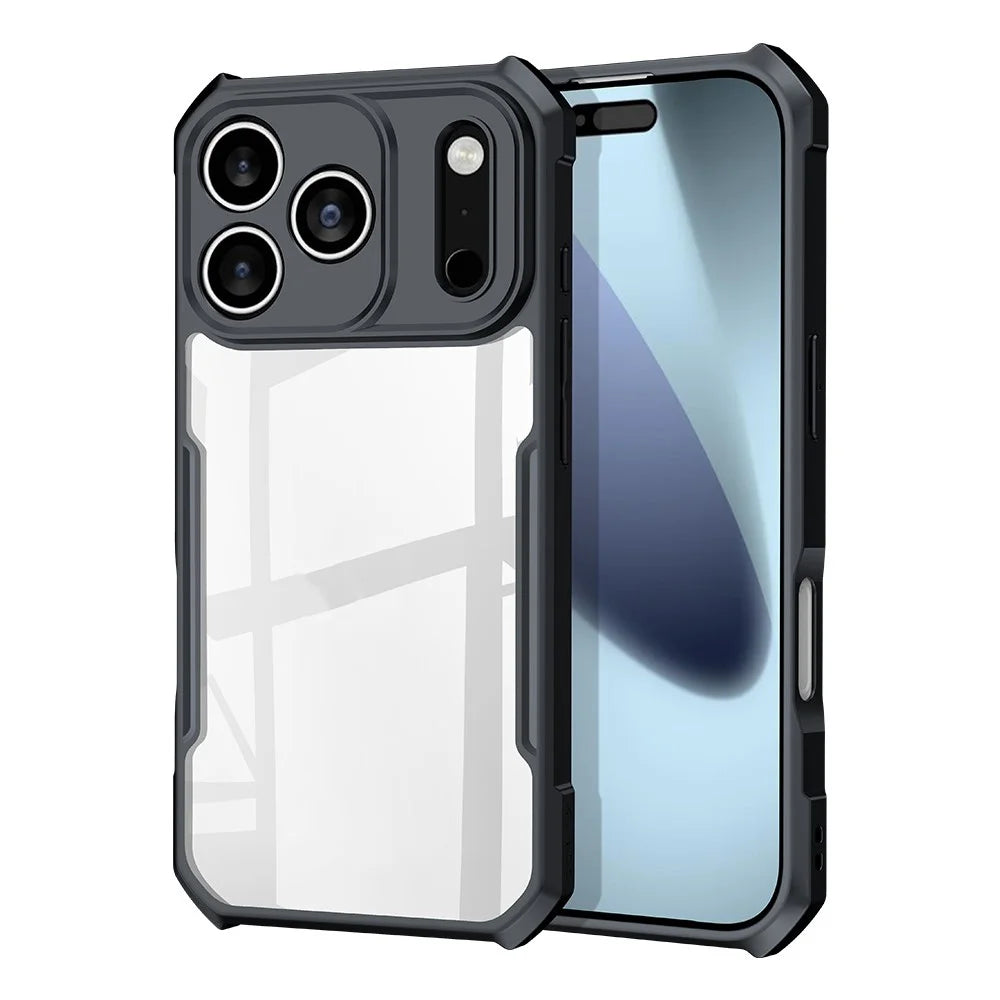 XUNDD For iPhone 17 Pro Case Dropproof TPU + Acrylic Clear Back Phone Cover - 1