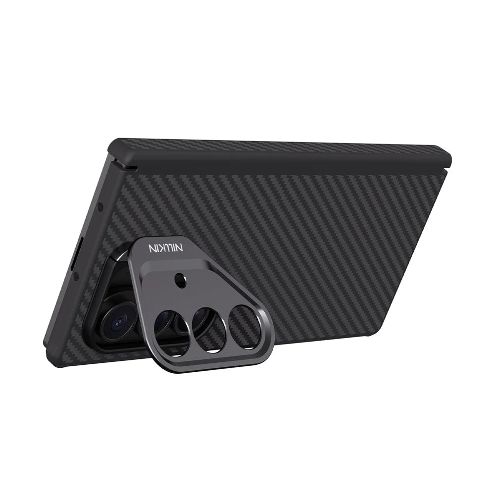 NILLKIN For Samsung Galaxy Z Fold7 5G Magnetic Case TPU + Aramid Fiber Lens Kickstand Phone Cover Precision Cutout - 2