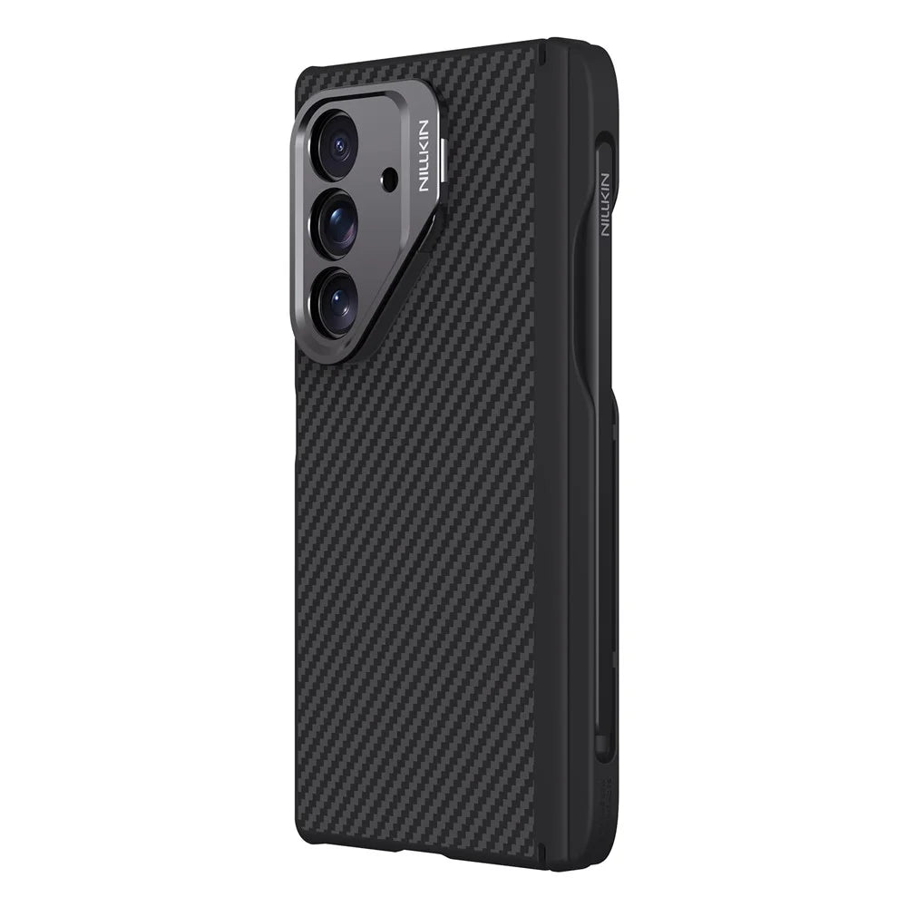 NILLKIN CarboProp For Samsung Galaxy Z Fold7 5G Magnetic Case Kickstand Aramid Fiber Phone Cover Precise Cutout with Stylus Pen - 4
