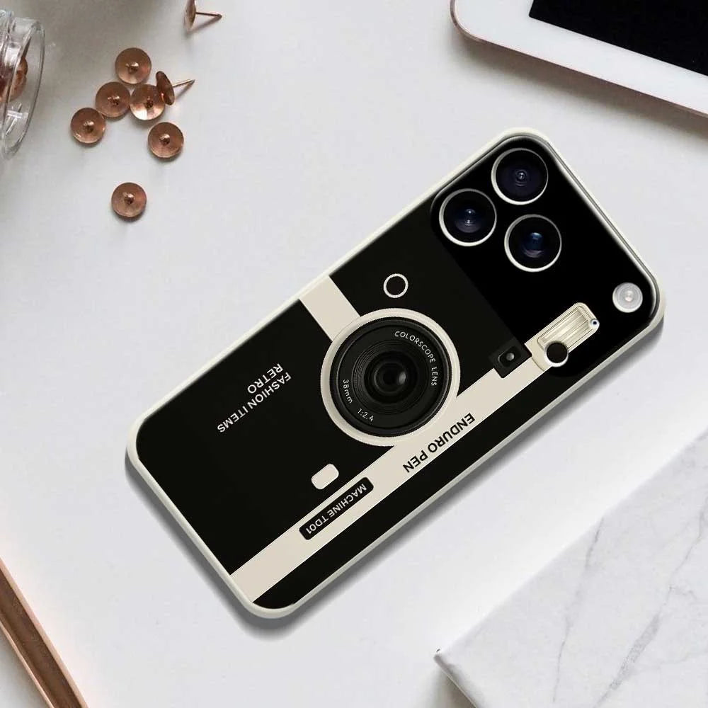 For iPhone 18 Pro Max / 17 Pro Max Case Colorscope Lens Pattern Printing Straight Edge TPU Phone Back Cover - Green - 6