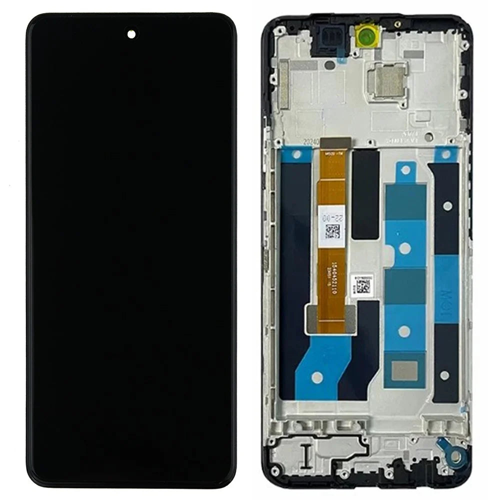 For Realme C65 5G OEM Grade S LCD Screen and Digitizer Assembly + Frame Part (Without Logo) - 1