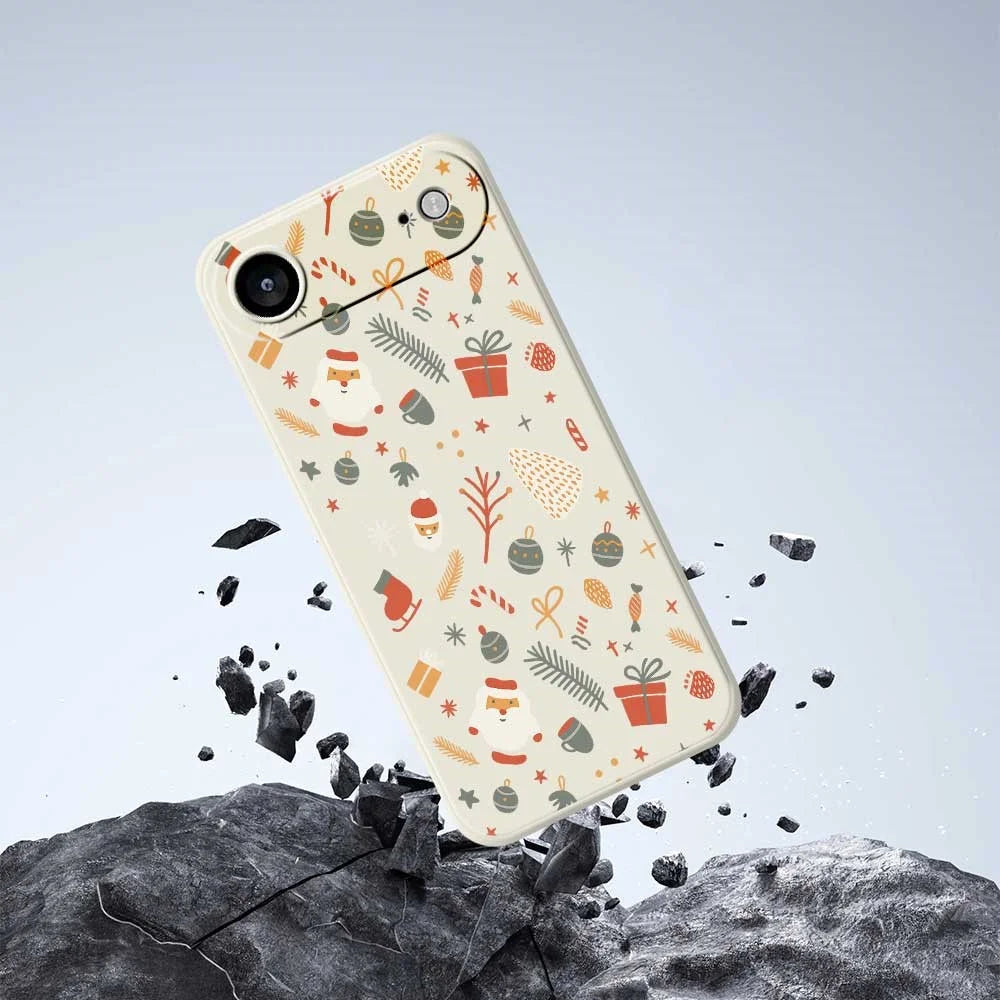 For iPhone Air Case Candy Gifts Pattern Printing Straight Edge TPU Phone Back Cover - Green - 5