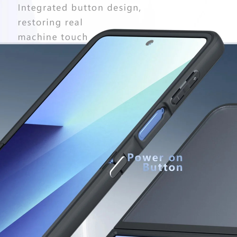 For Samsung Galaxy Z Flip7 5G Case Magnetic Case Clear TPU + PC Shockproof Phone Cover - 6