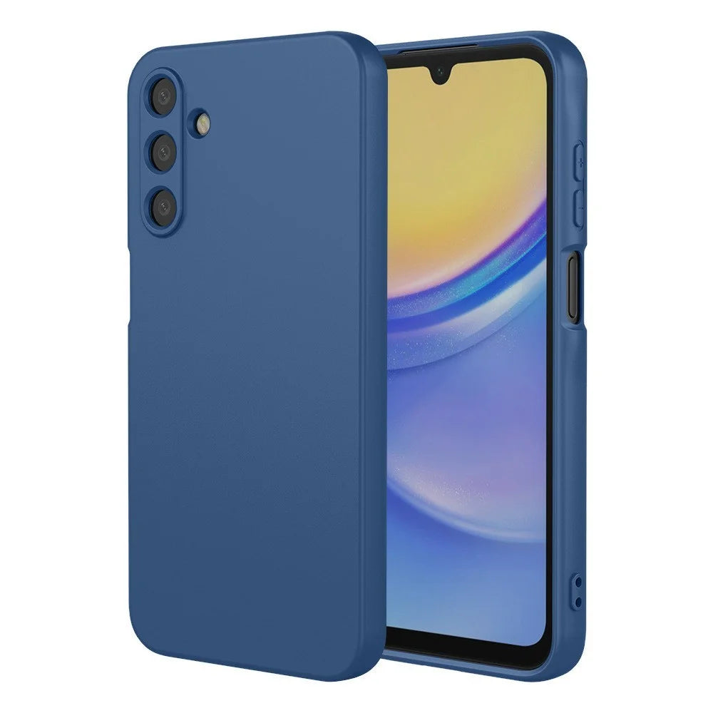 For Samsung Galaxy S25+ Case Soft TPU Shockproof Protective Phone Cover - Blue - 1