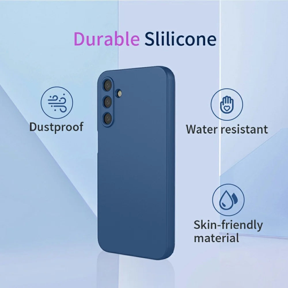 For Samsung Galaxy A16 4G / 5G Case Soft TPU Shockproof Protective Phone Cover - Blue - 4