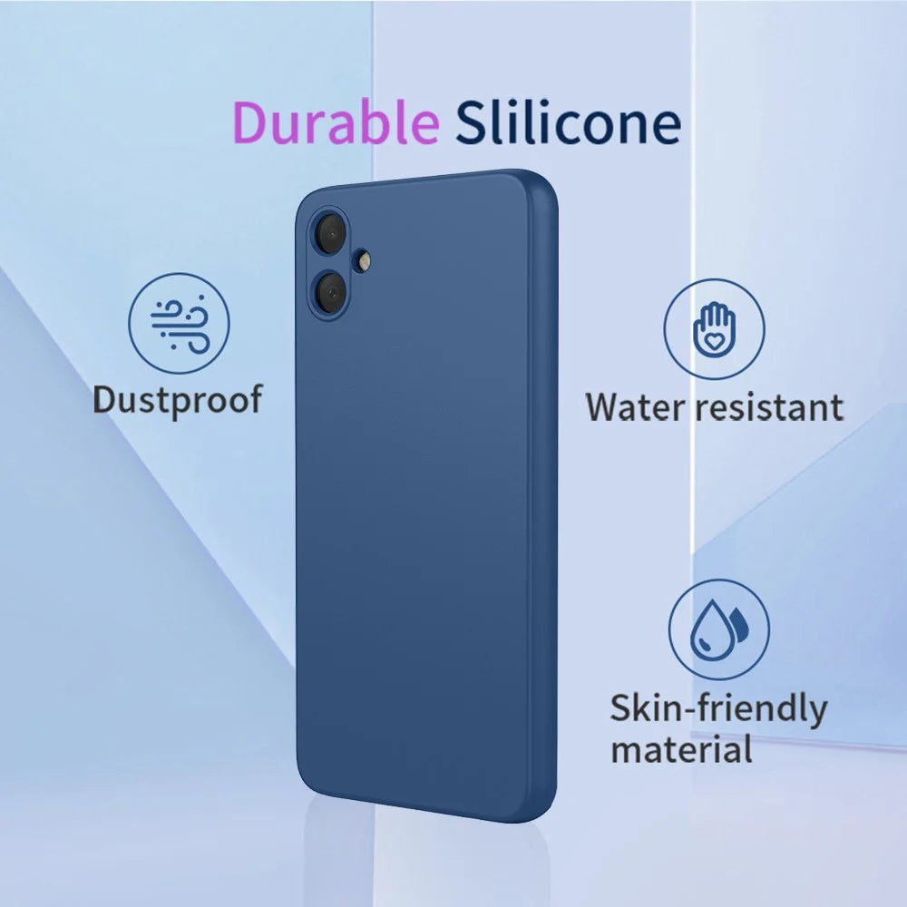 For Samsung Galaxy A08 5G / A07 5G / A07 4G Case Soft TPU Shockproof Protective Phone Cover - Blue - 3