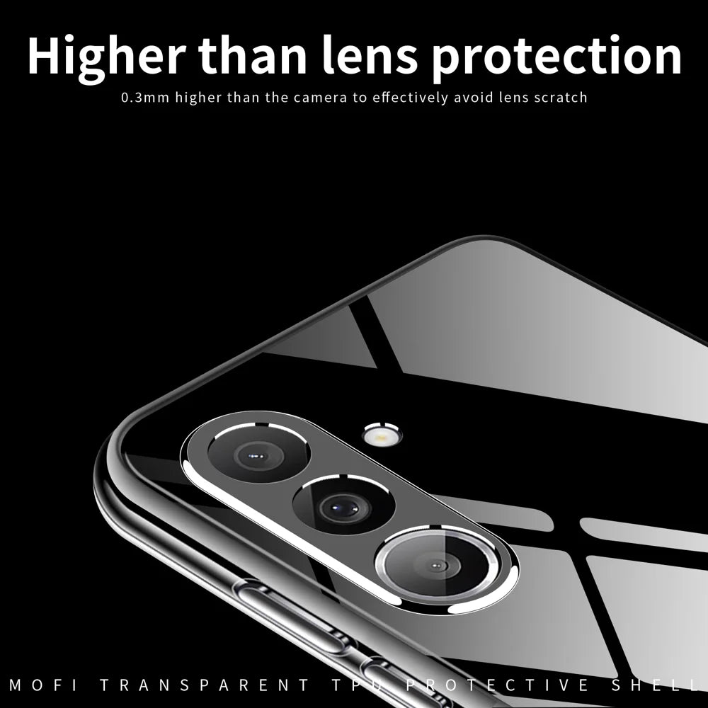 MOFI For Samsung Galaxy M56 5G Clear Phone Case  Ultra-Thin TPU Phone Back Cover - Transparent - 3