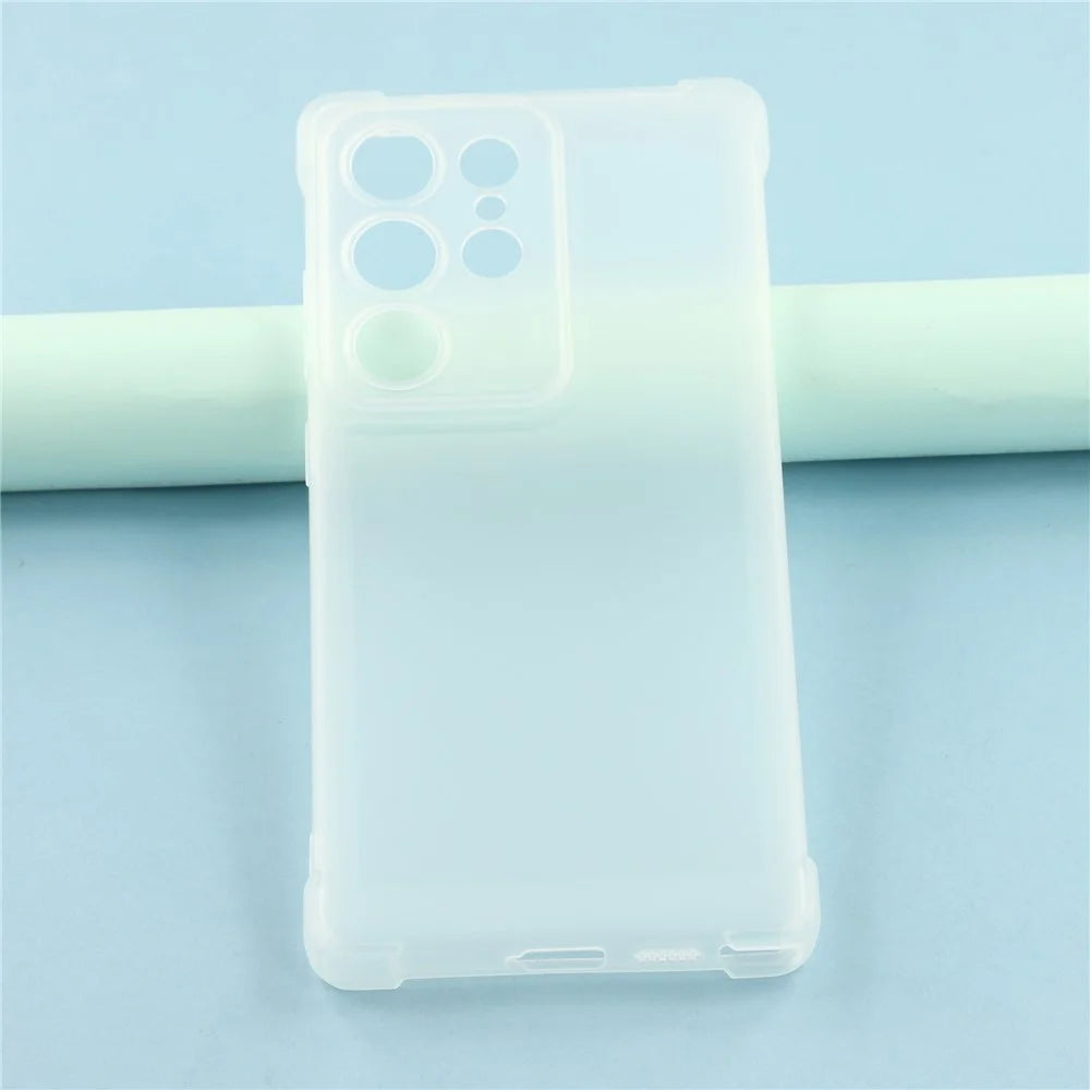 For Samsung Galaxy S25 Ultra Case Skin Touch Matte TPU Phone Back Cover Precise Cutouts - Transparent White - 6