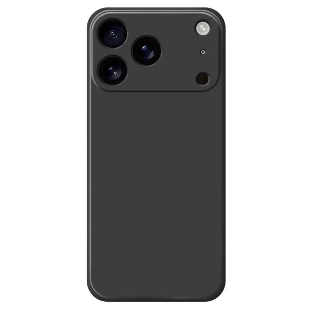 For iPhone 18 Pro / 17 Pro Case Soft TPU Shockproof Protective Phone Cover - Black - 1