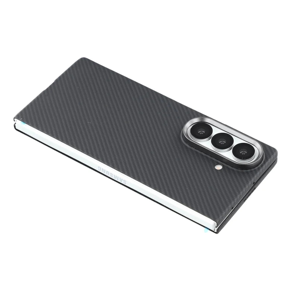 For Samsung Galaxy Z Fold7 5G Magnetic Case 600D Fine Texture Aramid Fiber Phone Cover - 6